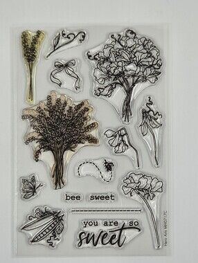 Hero Arts Sweet As Honey Stamp Set Clear Polymer MH0717C